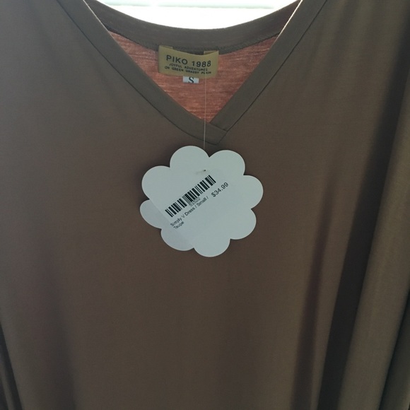 NWT Taupe Long Sleeve Dress - Picture 4 of 4